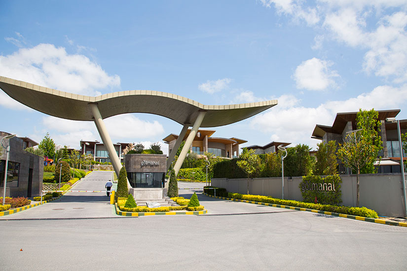 Gölmahal peyzaj ve su öğesi